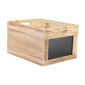 Caisse en bois Tablecaddy avec 2 ardoises - Securit SECURIT