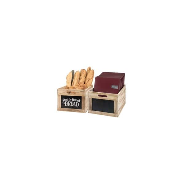 Caisse en bois Tablecaddy avec 2 ardoises - Securit SECURIT