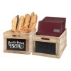 Caisse en bois Tablecaddy avec 2 ardoises - Securit SECURIT