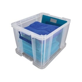 Lot de 3 Caisses de rangement Transparentes Professionnelles 36 litres FELLOWES