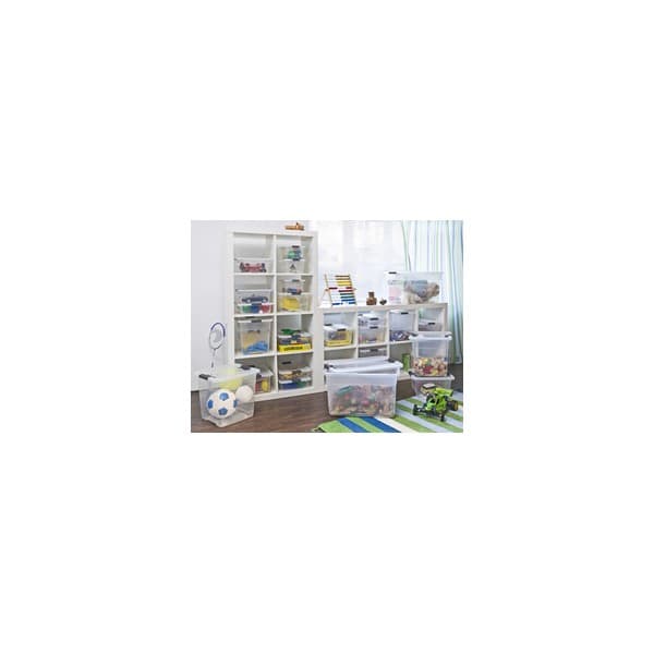 Grande Boîte de rangement à jouet transparente 52 l cornelia Keeeper KEEEPER