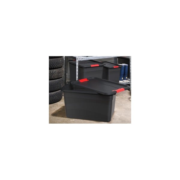 Petite boîte de rangement résistante empilable 12 litres KEEEPER