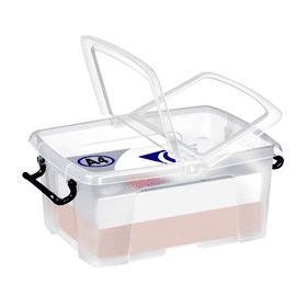 Boîte de rangement 12 litres avec couvercle papillon CEP