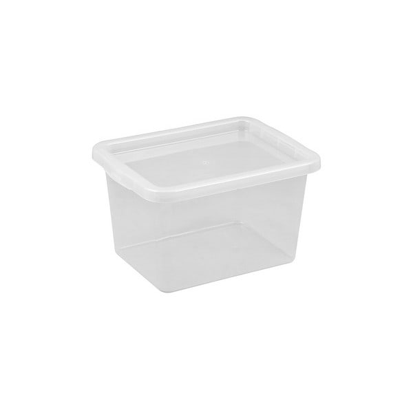 Boîte de rangement transparente empilable 15 litres Plast team