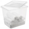 Boîte de rangement Haute transparente 31 litres Plast team