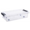 Boîte de rangement sous lit 31 litres à roulettes ProBox Plast team