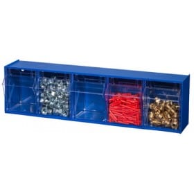 Bloc-tiroirs VarioPlus ProFlip 5 casiers bleu Allit