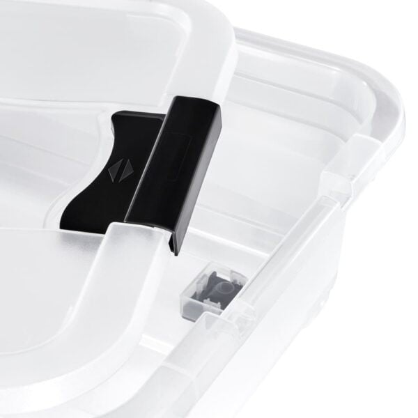 Boîte de rangement plate à roulettes 33 litres KEEEPER