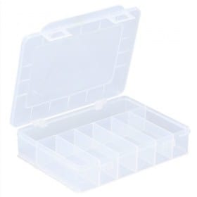 Petite Boîte compartimentée Transparente 7 Casiers Allit