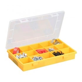 Boîte d'assortiment Jaune 15 casiers EuroPlus Basic 29/15 Allit