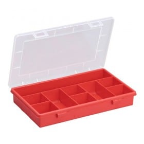 Boîte d'assortiment Rouge 9 casiers EuroPlus Basic 29/9 Allit