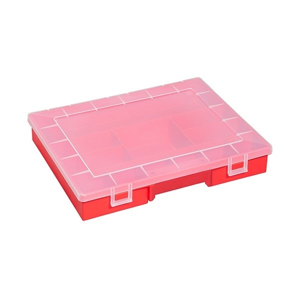 Boîte d'assortiment rouge EuroPlus Basic 37/12 12 Casiers Allit ALLIT