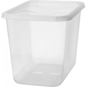 Grande Boîte de rangement transparente 60 litres Basic SMARTSTORE
