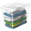 Grande Boîte de rangement transparente 60 litres Basic SMARTSTORE