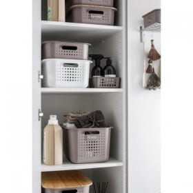 Petite Corbeille de rangement en Plastique Recyclé 1 litre SMARTSTORE
