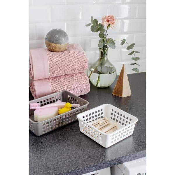 Corbeille de rangement 2 litres en Plastique Recyclé SMARTSTORE