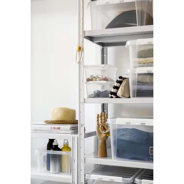 Boîte de rangement transparente avec couvercle 2 litres SMARTSTORE
