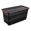 Grande Caisse de rangement noire résistante