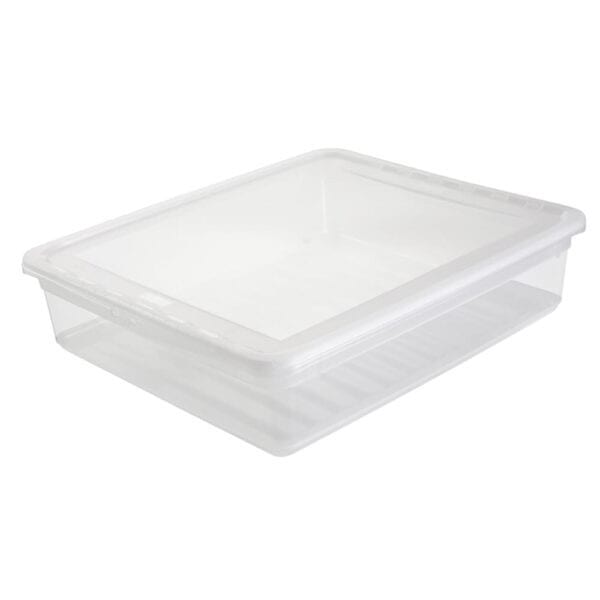 Boîte de rangement 8 litres avec couvercle anti poussière Keeeper