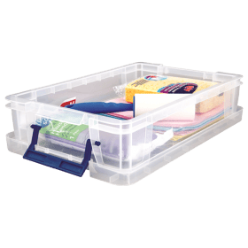 Boîte en plastique solide plate pour tout ranger