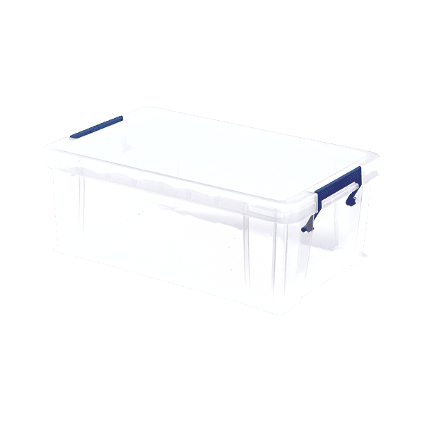 Boîte de rangement professionnelle A4 10 litres avec couvercle FELLOWES