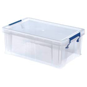 Boîte de rangement professionnelle A4 10 litres avec couvercle FELLOWES