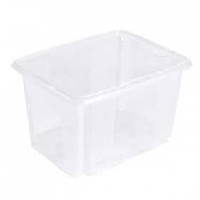 Bac de rangement transparent 30 litres emil Keeeper