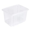 Bac de rangement transparent 30 litres emil Keeeper