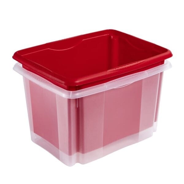Bac de rangement transparent 30 litres emil Keeeper KEEEPER