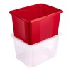Bac de rangement transparent 30 litres emil Keeeper KEEEPER