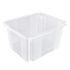 Bac de rangement 24 litres transparent emil Keeeper