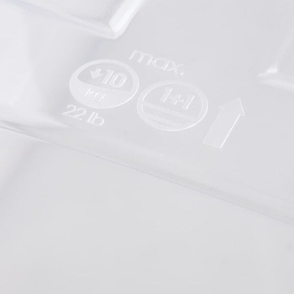 Bac de rangement transparent 15 litres emil Keeeper KEEEPER
