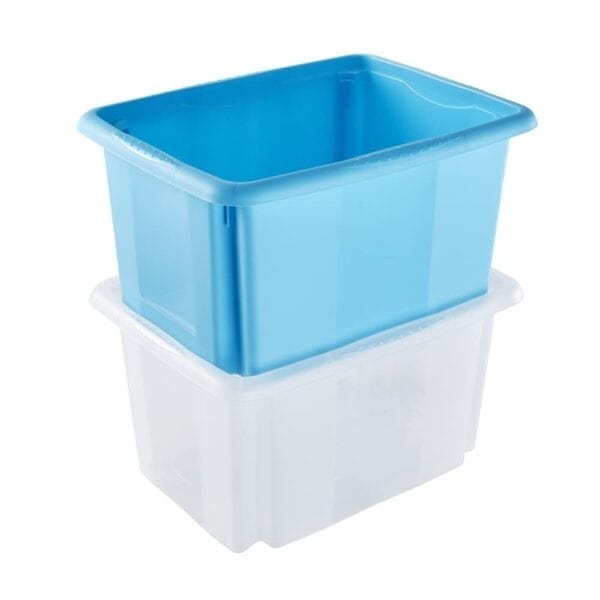 Bac de rangement transparent 15 litres emil Keeeper KEEEPER