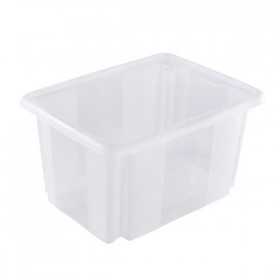 Bac de rangement transparent 15 litres emil Keeeper