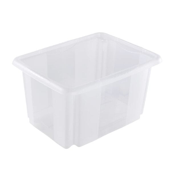 Bac de rangement transparent 15 litres emil Keeeper