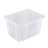 Bac de rangement transparent 15 litres emil Keeeper