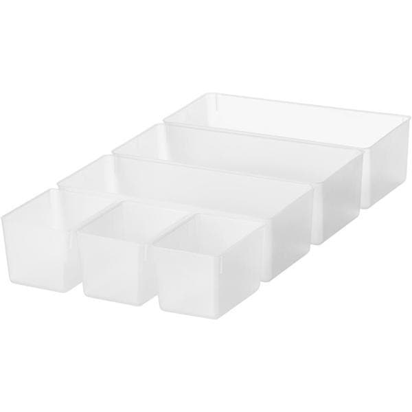 Boîte de rangement 14 litres avec 7 bacs et couvercle SMARTSTORE