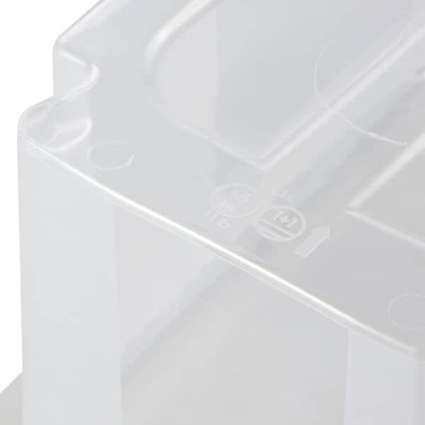 Bac de rangement transparent 7 litres emil Keeeper