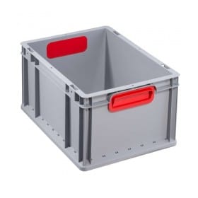 Caisse Euro ProfiPlus EuroBox 422 gris/rouge Allit