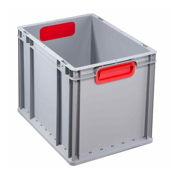 Caisse Euro ProfiPlus EuroBox 432 gris/rouge Allit