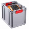 Caisse Euro Gerbable ProfiPlus EuroBox avec poignées rouge