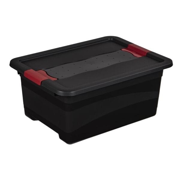 Petite boîte de rangement résistante empilable 12 litres Keeeper