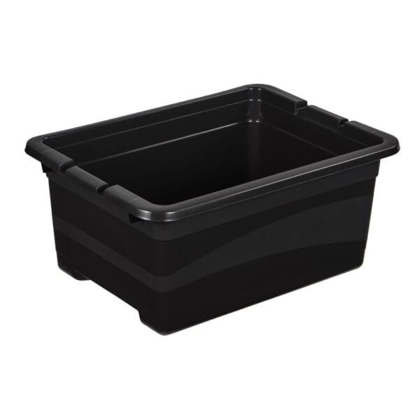 Petite boîte de rangement résistante empilable 12 litres KEEEPER