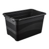 Boîte de rangement noire solide 52 litres KEEEPER