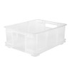 Caisse de Rangement Transparente 20 litres Euro-Box L Keeeper