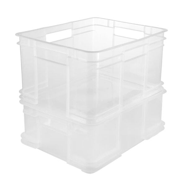 Caisse de Rangement Transparente 20 litres Euro-Box L Keeeper