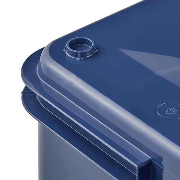 Caisse de Rangement empilable en plastique recyclé 28 litres
