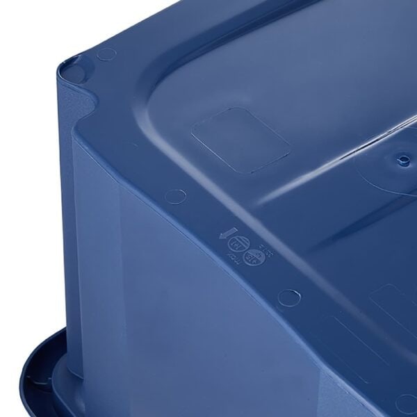 Caisse de rangement bleue en plastique recyclé 24 litres KEEEPER