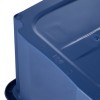 Caisse de rangement bleue en plastique recyclé 24 litres KEEEPER