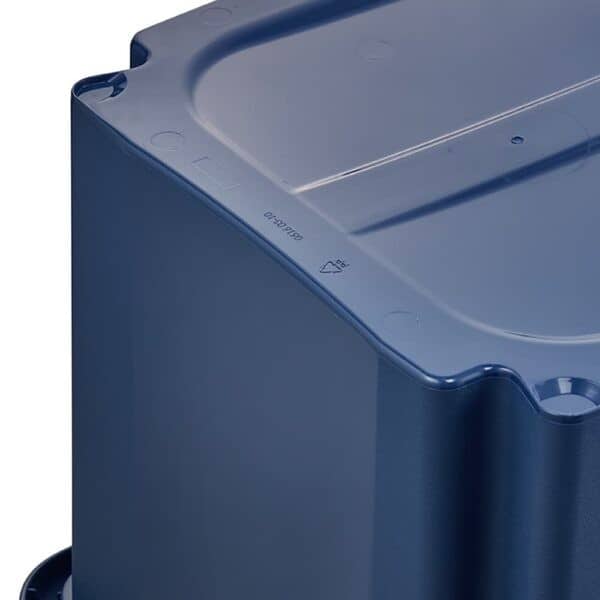 Caisse de rangement bleue en plastique recyclé 30 litres KEEEPER
